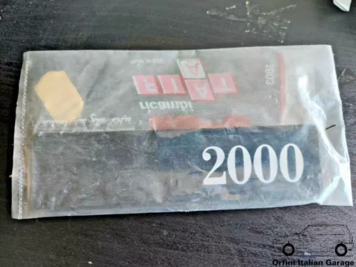 82381202 Rear Back Badge Scritta - Lancia Beta 2000 View Front