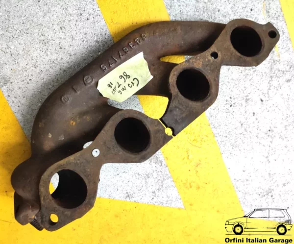 82387176 7631710 Lancia Delta Fiat Alfa Romeo Exhaust Manifold Colletore Scarico View Right