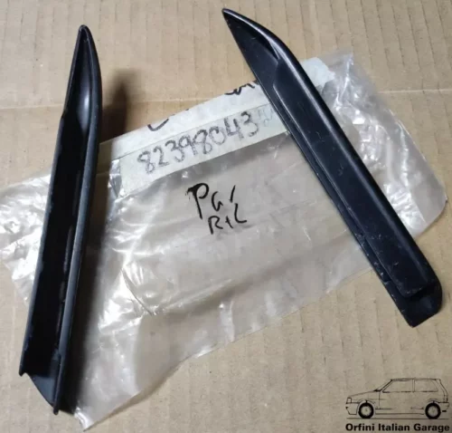 82398043 82398044 Pair Rear Spoiler Covers Lancia Delta HF Turbo View Rear
