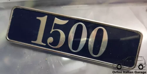 82400070 Badge Scritta Stemma Lancia Delta Prisma 1500 View Rear