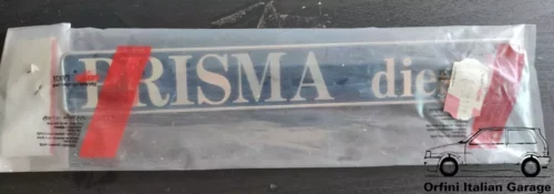 82407111 Lancia Prisma Diesel Rear Badge View Front