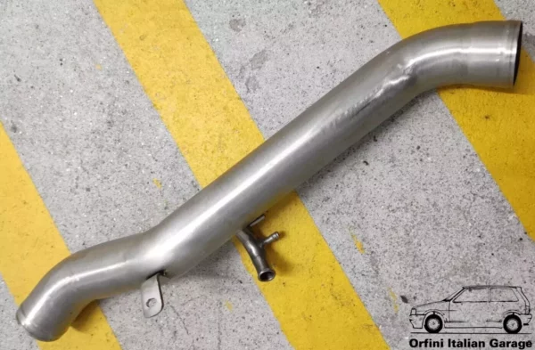 82408810 Stainless Steel Intercooler Pipe Hose Fiat Croma Turbo IE Lancia Thema View Front