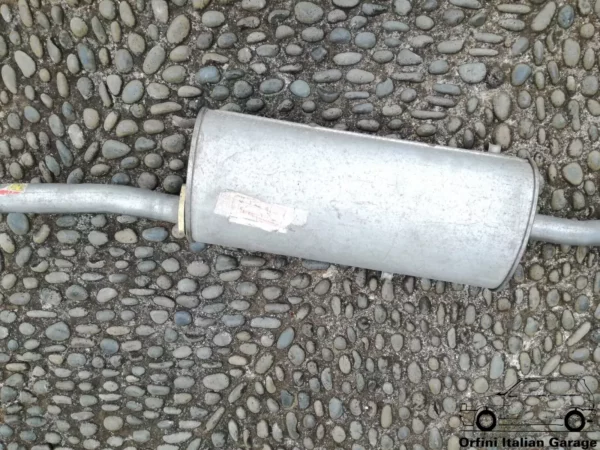 82412748 82394917 - Exhaust Muffler Silencer Lancia Thema 2.0 8V View Front