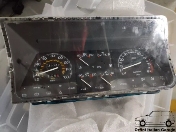 82418265 Lancia Thema S1 RHD Turbo IE Strumentazione Strumenti Instrument Panel View Left