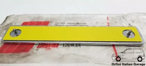 82423934 Lancia Delta HF Turbo Prima Serie Rear Badge View Front