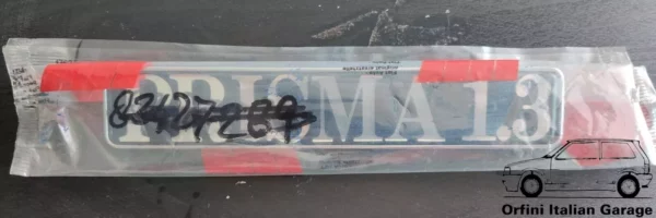 82427239 Lancia Prisma 1.3 Rear Badge View Rear