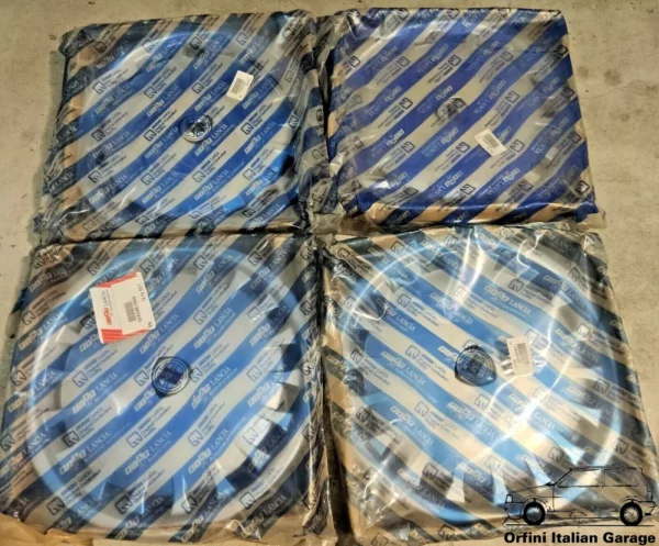 82481959 Lancia Kappa Wheel Hub Cap Borchie Coprimozzo View Front
