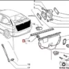 82490075 82476467 Back Rear Door Rubber Lancia Delta 836 MK2 View Rear