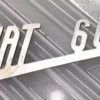 883940 Rear Scritta Stemma Badge Fiat 600 View Rear