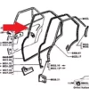 902246 9022.46 Rear Back Side Door Rubber Peugeot 504 Sedan Berline View Rear