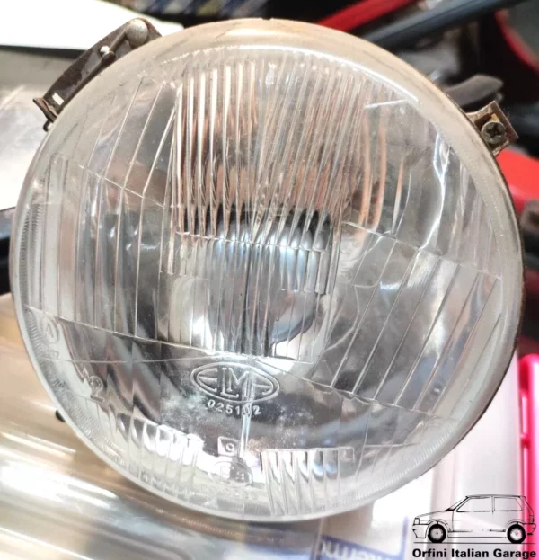 9915731 Front Headlight Light Faro Elma Fiat 850 Familiare 132 1500 625 View Upper