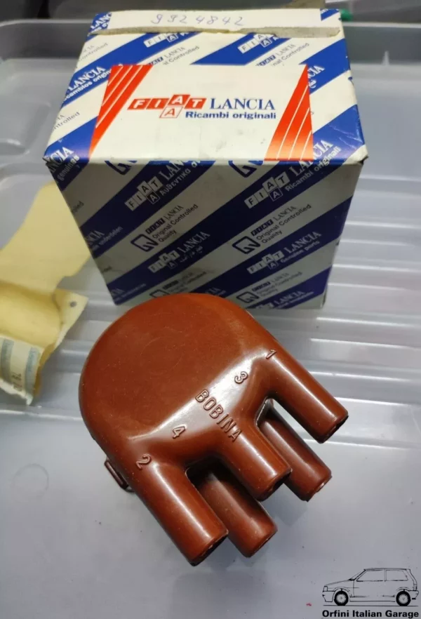 9924842 9936814 Distributor Cap Fiat 127 Autobianchi A112 Seat Marbella View Front