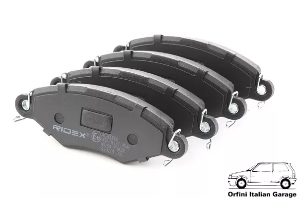 9945076 9944861 9941208 9940566 Front Brake Pads Fiat Ducato Citroen C25 Peugeot J5 View Front