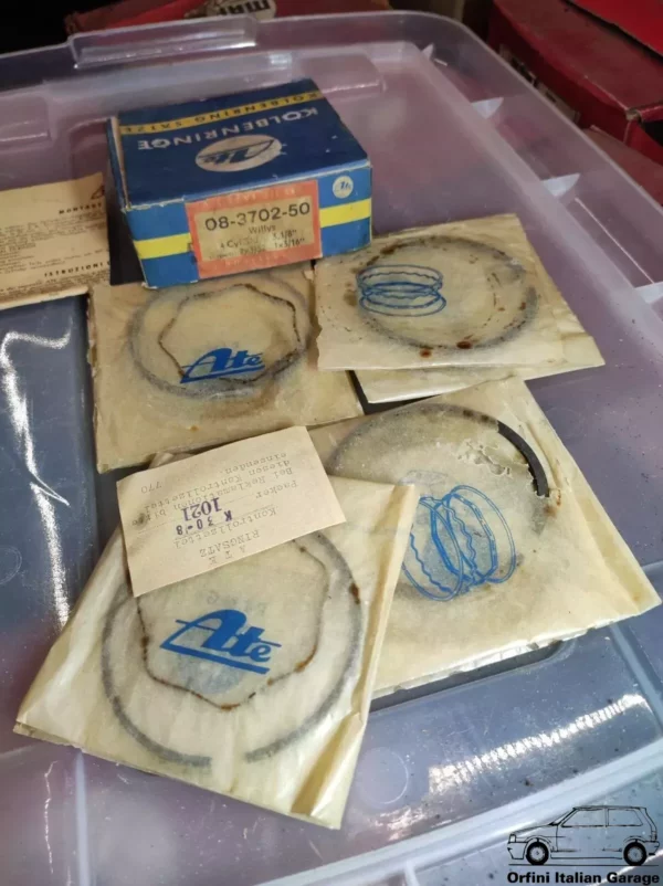 ATE 08-3702-50 Jeep Willys Piston Rings STD View Rear