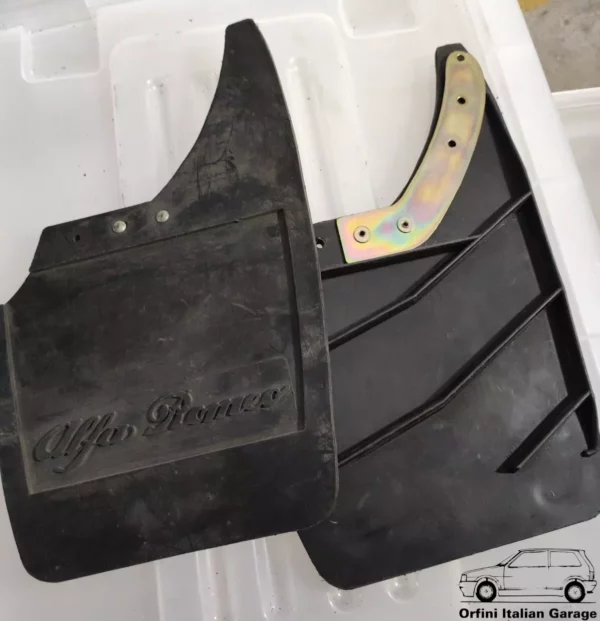 Alfa Romeo Paraspruzzi Mudflaps Alfetta Giulietta 75 33 164 Spider etc View Front
