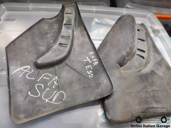 Alfa Romeo Alfasud Sud TI Rear Mudflaps Mud Flaps View Front