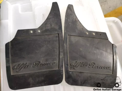 Alfa Romeo Paraspruzzi Mudflaps Alfetta Giulietta 75 33 164 Spider etc View Rear