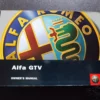 Alfa Romeo GTV 916 - Owners Manual Handbook Libretto Uso e Manutenzione View Rear
