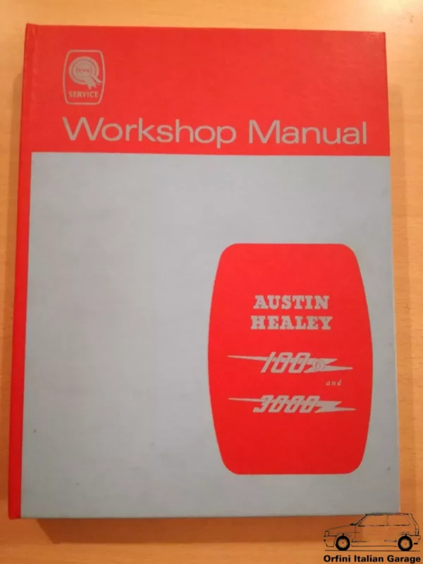 Austin Healey 100/6 3000 - Workshop Service Repair Operation Manual View Front