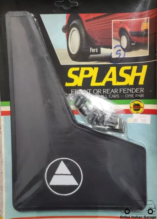 Autobianchi A112 Lancia Y10 LAMPA Front or Rear Mudflaps Paraspuzzi View Front