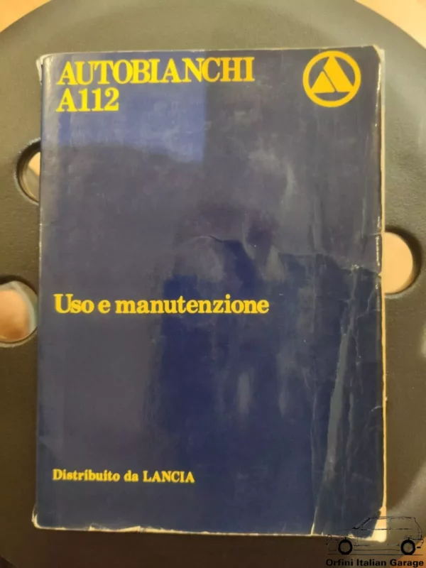 Autobianchi A112 - Owners Manual Handbook Libretto Uso e Manutenzione View Front