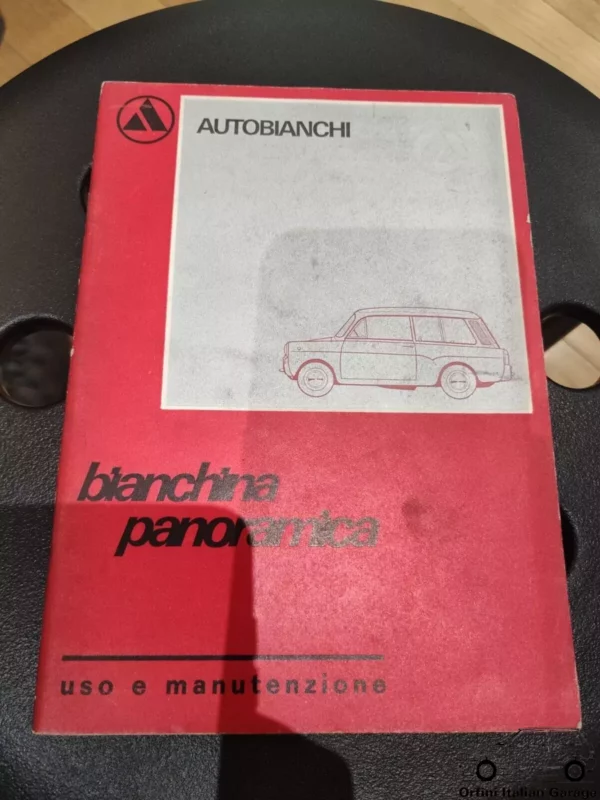 Autobianchi Bianchina Owners Manual Handbook Libretto Uso e Manutenzione View Front