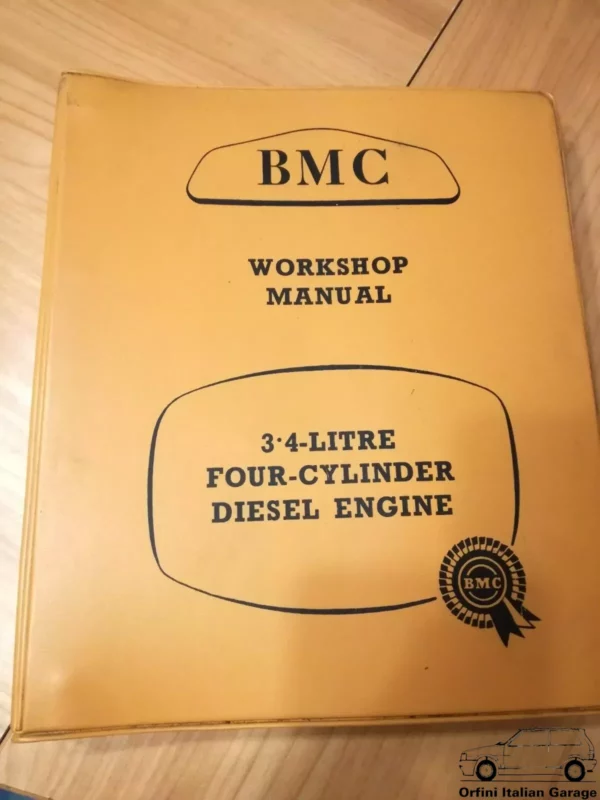 BMC 3.4 3.8 Litre Diesel Engine Workshop Service Repair Operation Manual View Right