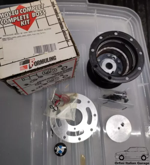 BMW 1502 1600 1602 1802 2002 Turbo Formuling Steering Wheel Hub Adapter Boss View Rear