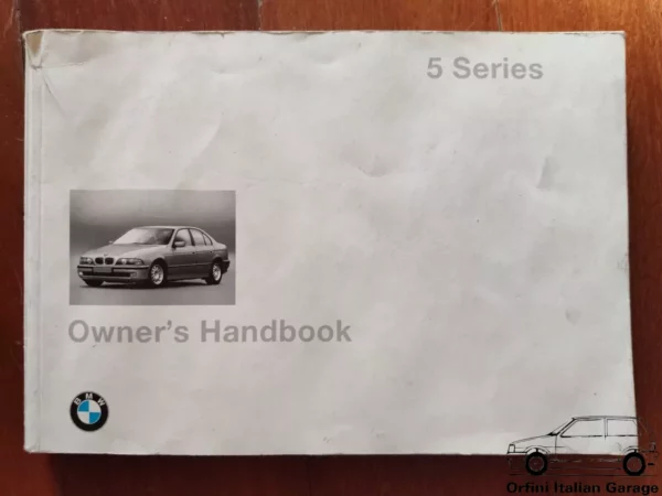BMW E39 Owners Manual Driver's Handbook Libretto Uso Manutenzione Entretien View Front