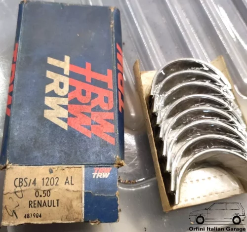 Big End Shells Bearings Bronzine Bielle -0.5 Renault 12 15 16 17 18 Fuego Trafic View Rear