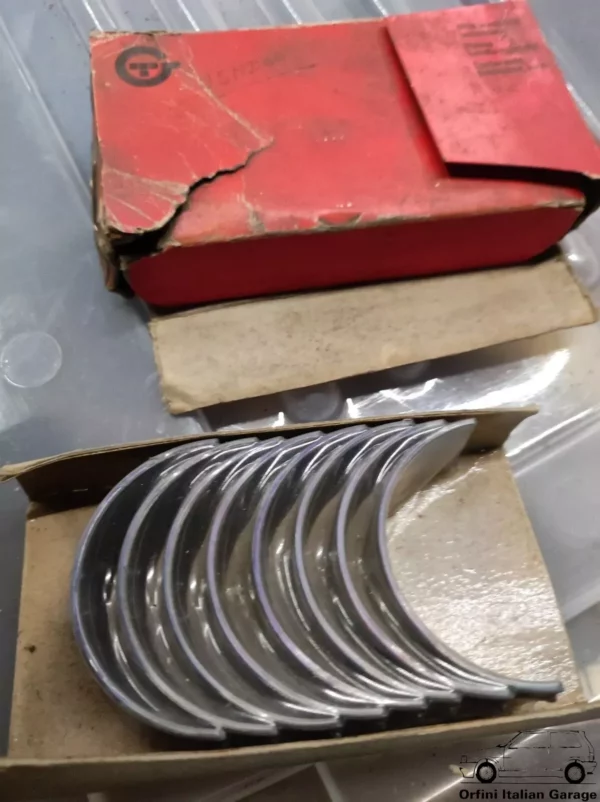 Big End Shells Bearings Bronzine Bielle -0.25 0.2mm Opel Bedford Engine View Rear