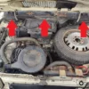 Bonnet Hood Cofano Engine Compartment Rubber Seat Marbella View Rear