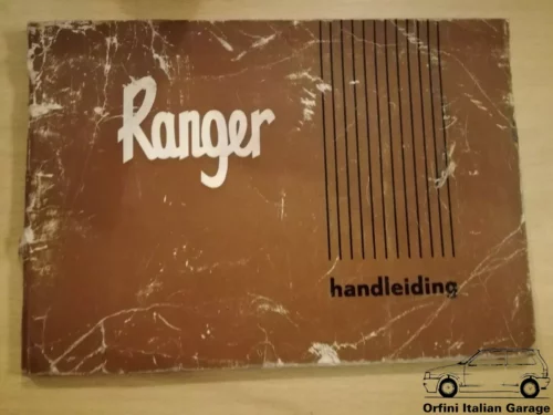 Chevrolet Ranger Owners Manual Driver's Handbook Libretto Entretien View Rear