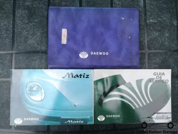 Daewoo Matiz - Owners Manual Handbook Libretto Uso Manutenzione Notice Entretien View Front