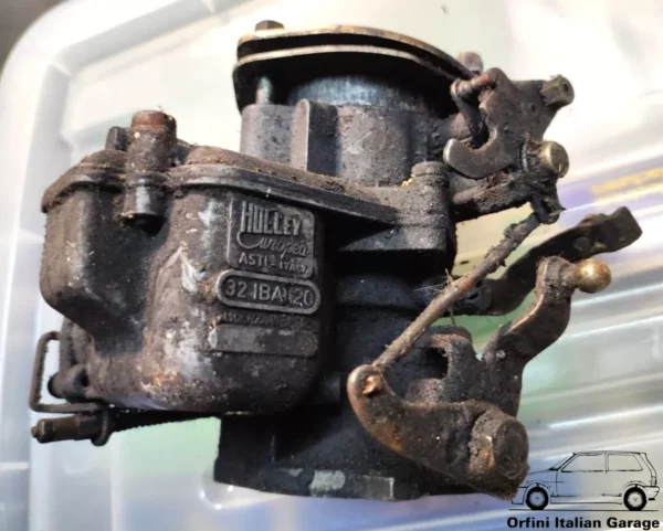 Fiat 127 Fiorino Seat Fura Autobianchi A112 Weber 32 IBA 20 32IBA 20 Carburettor View Front