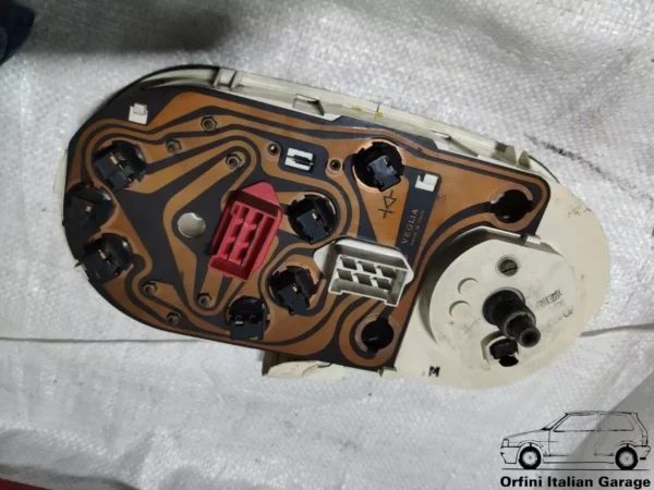 Fiat 124 Special Instrument Panel View Front