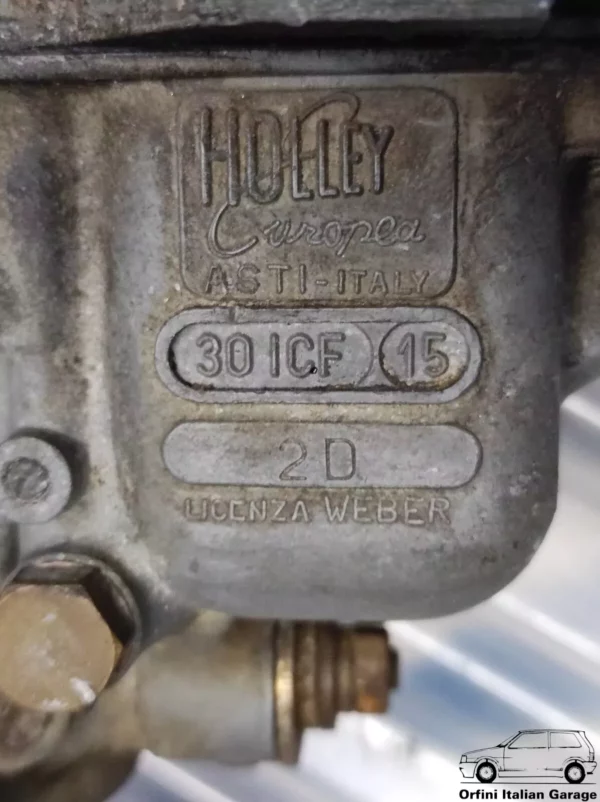 Fiat 850 850T 900T Weber 30 ICF 15 Carburettor Carburattore View Front