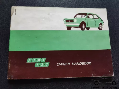 Fiat 127 - Owners Manual Handbook Libretto Uso e Manutenzione View Right