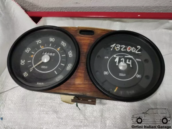 Fiat 124 Special Instrument Panel View Rear