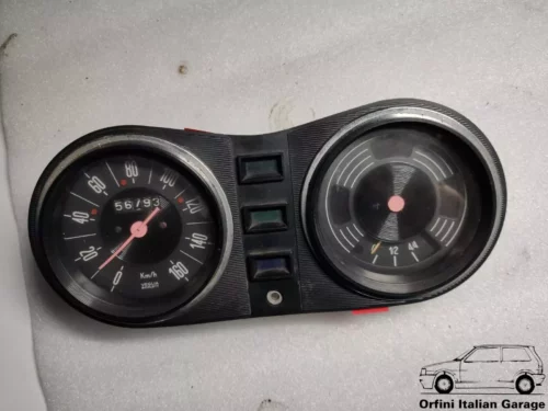 Fiat 128 Instrument Panel View Rear