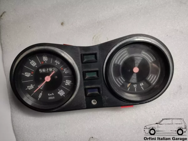 Fiat 128 Instrument Panel View Rear