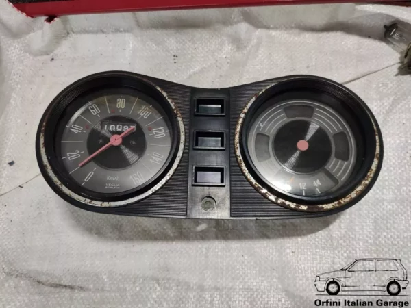 Fiat 128 Instrument Panel View Rear