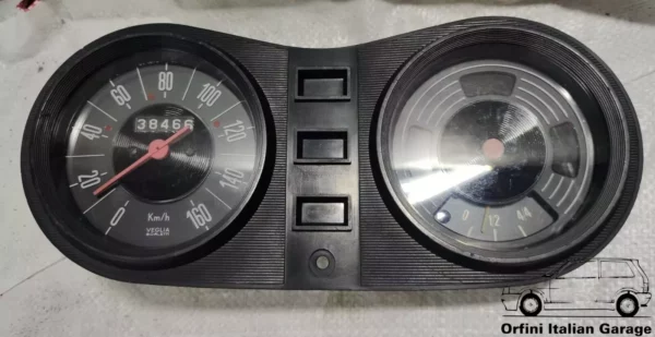 Fiat 128 Instrument Panel View Rear