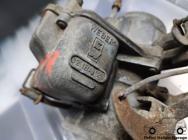 Fiat 127 Fiorino Seat Fura Autobianchi A112 Weber 32 IBA 20 32IBA 20 Carburettor View Right