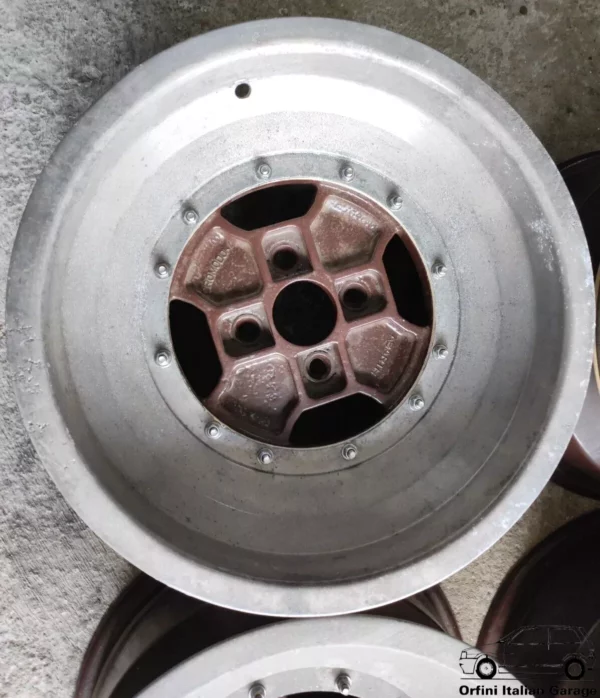 Fiat 131 Abarth Mirafiori Cromodora Cerchi Wheels View Upper