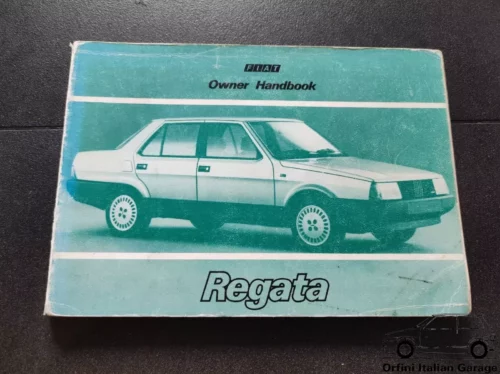 Fiat Regata Owners Manual Driver's Handbook Libretto Manutenzione Entretien View Front