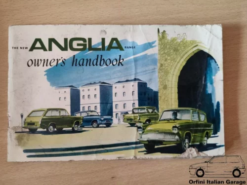 Ford Anglia 105E Owners Manual Driver's Handbook Libretto Uso Manutenzione View Front