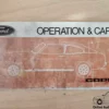 Ford Capri Owners Manual Driver's Handbook Libretto Uso Manutenzione View Rear