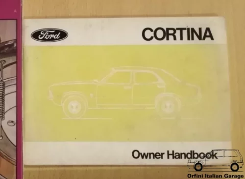 Ford Cortina MK3 Owners Manual Handbook Libretto Uso Manutenzione Entretien View Front