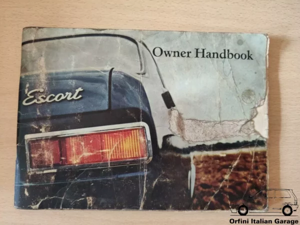 Ford Escort MK1 Owners Manual Driver's Handbook Libretto Uso Manutenzione View Right